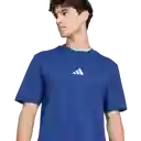 Adidas Camiseta Sl Sj Manga Corta Lifestyle Hombre Azul Talla S