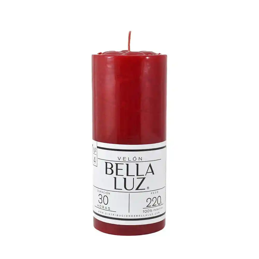 Velon Rojo O4 220 Gr Bella Luz