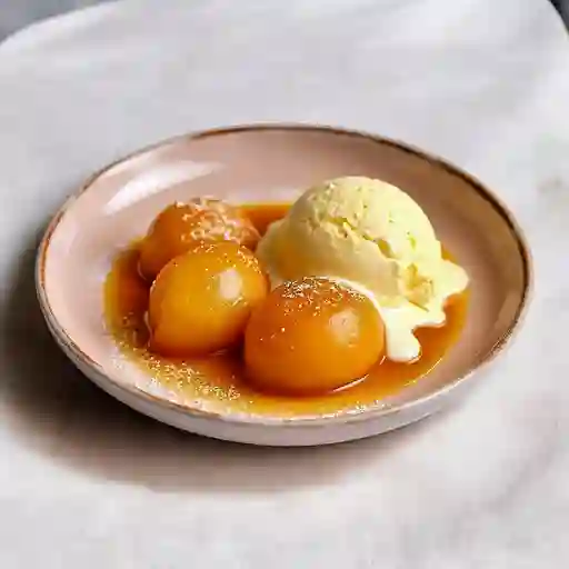 Helado Con Gulab Jamun