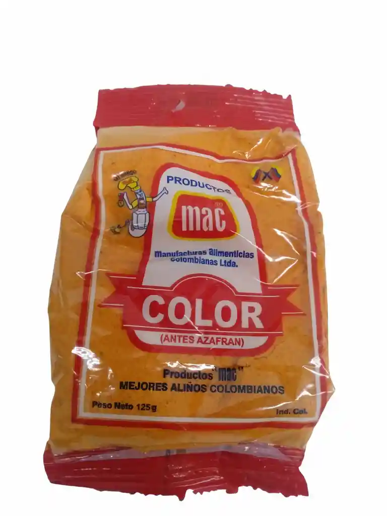 Mac Condimento Azafrán Color