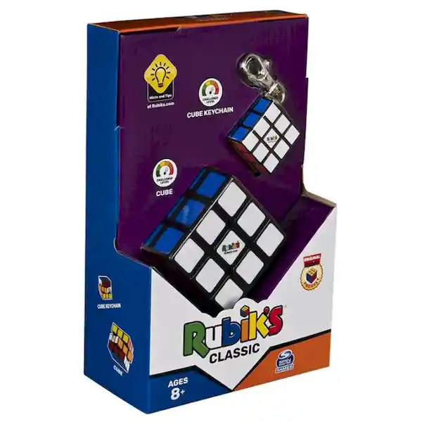 Spin Master Set Rubiks 3 x 3 Con Llavero 6064011