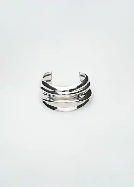 Pulsera Cuff Plata Mujer Mango