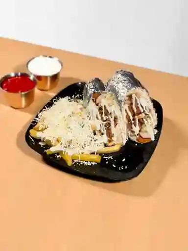Chuzo Pan de Pollo Papas