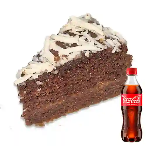 Combo Torta de Chocolate + Coca Cola Original 400 ml