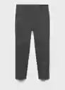 Pantalón Bologna Gris Talla 44 Hombre Mango