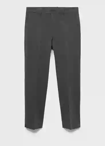Pantalón Bologna Gris Talla 44 Hombre Mango