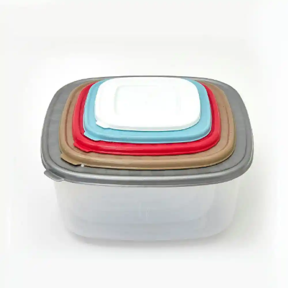 Set X 5 Recipiente Multiusos Plastired S.a.s. Sin Ref