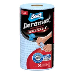 Duramax Toalla de Papel Reutilizable Azul Rollo 50 Hojas