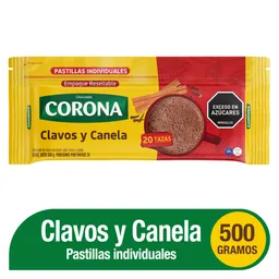 Corona Chocolate de Mesa Sabor a Clavos y Canela