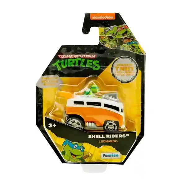 Vehículo Con Figura Turtles Shell Riders
