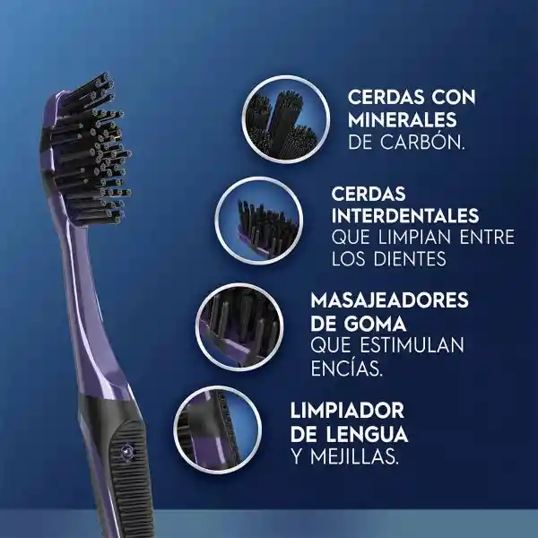 Cepillo de Dientes Oral-B Advanced 5 Acciones con Carbón 4 Unidades