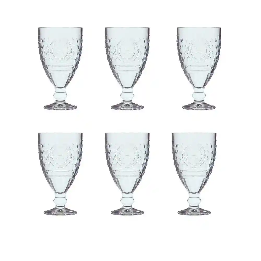 Set X 3 Copas Marruecos Agua Cristar 0800cc3