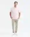 Camiseta Polo Classic Hombre Rosa Turbío Talla L Chevignon