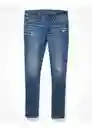 Jean Skinny Azul Talla 32 X 32 Hombre American Eagle