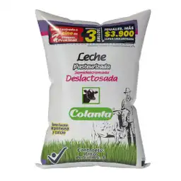 Colanta Leche Pasteurizada Deslactosada