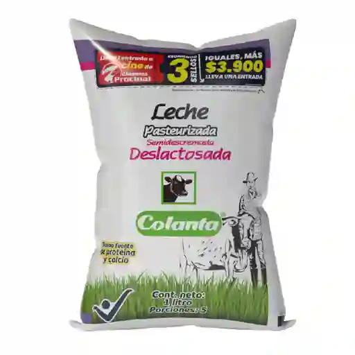 Colanta Leche Pasteurizada Deslactosada