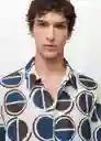 Camisa Begur Blanco Talla M Hombre Mango