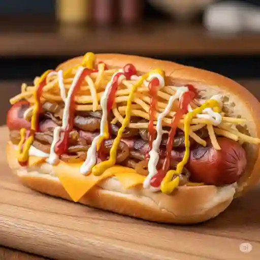 Perro caliente sencillo