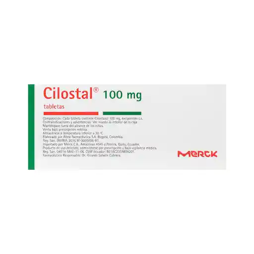 Cilostal (100 mg) 30 Tabletas