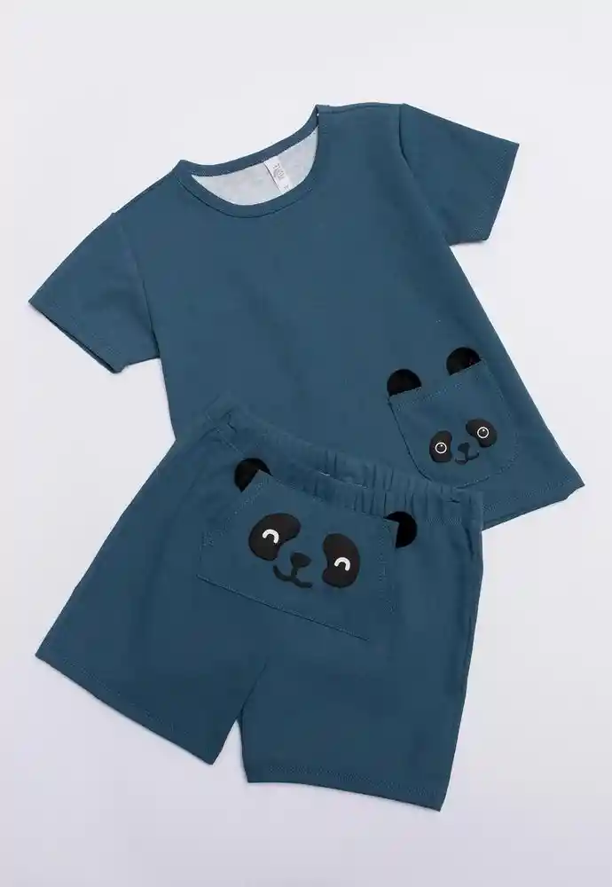 Pijama Dos Piezas 4t-azul Petr