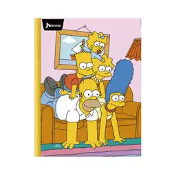 Norma Cuaderno Cosido Durabook Simpsons Cuadriculado