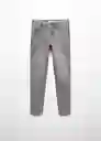 Jean Slim Tejano Niños Gris Talla 6 Mango