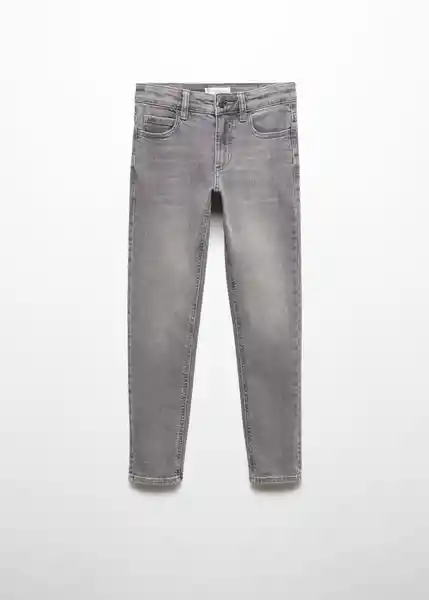 Jean Slim Tejano Niños Gris Talla 6 Mango