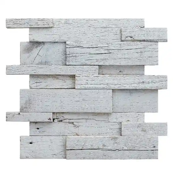 Intermatex Malla Soho Blanco Muro Madera 30 x 30 cm