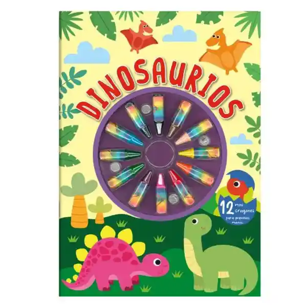 Libro Para Colorear Con Crayola Dinosaurio - Koral Books