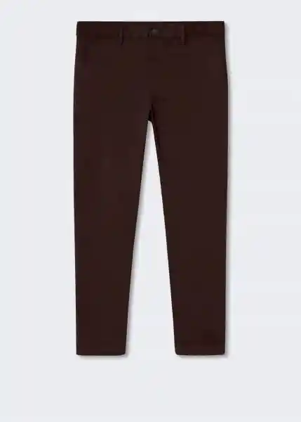 Pantalón Prato Vino Talla 36 Hombre Mango