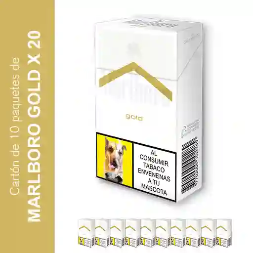 Marlboro Cigarrillos Gold x 20 Unidades