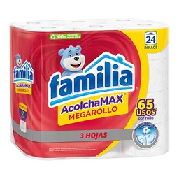 Familia Papel Higienico Acolchamax Megarollo