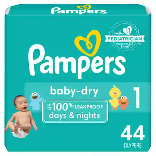 Pampers Pañales Baby Dry Etapa 1
