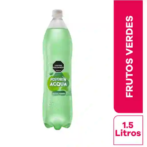 Postobón Acqua Gaseosa Frutos Verdes 1500 mL