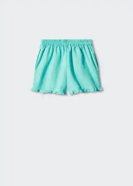 Short Kala Turquesa Talla 10 Niña Mango