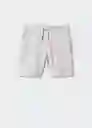 Short Funchal Gris Claro Vigoré Talla XL Hombre Mango