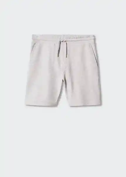 Short Funchal Gris Claro Vigoré Talla XL Hombre Mango