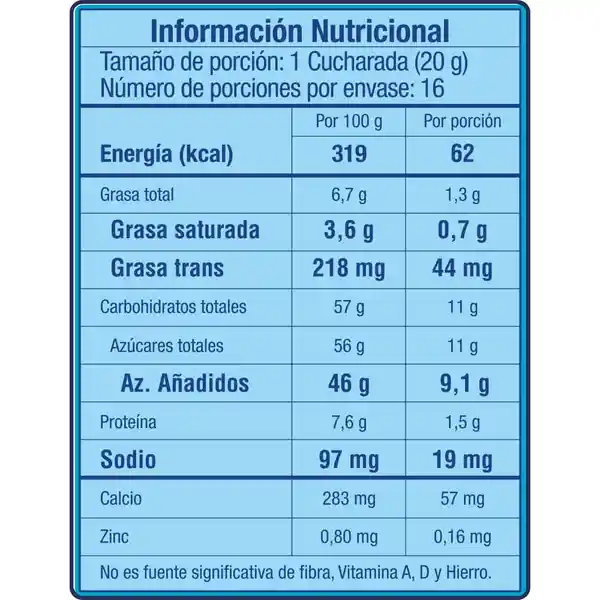 La Lechera Leche Condensada Semidescremada