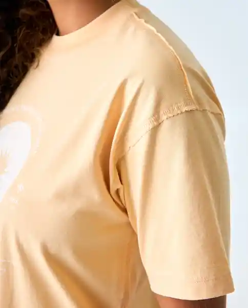 Camiseta Mujer Amarillo Talla S 602G001_AMA120822 Americanino