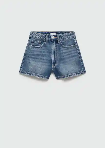 Short Bajo Tejano Oscuro Talla 19 Teen Mango