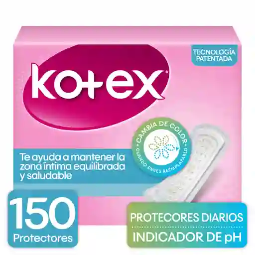 Kotex Protector Diario con Indicador de PH