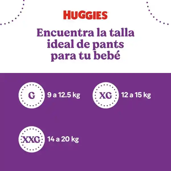 Pañal Huggies Active Sec Pants Etapa 5/XXG Absorción 25 Und