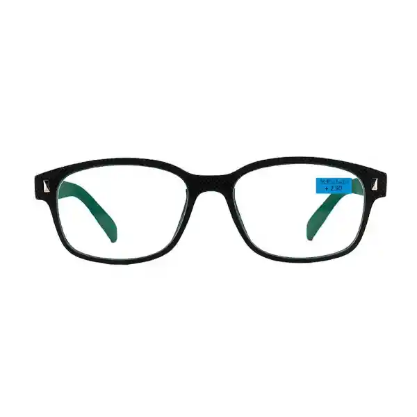 Gafas de Lectura V-polak Brightlook Ref Vp20-03 Black Green 2.5