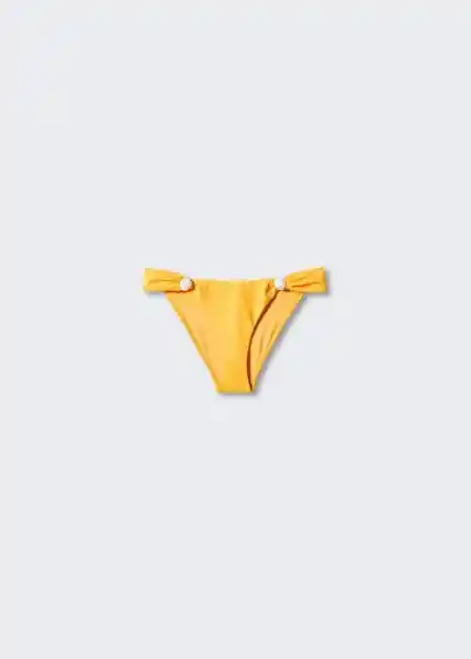 Braga Shell Amarillo Pastel Talla S Mujer Mango