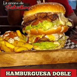 Combo Hamburguesa Doble Carne