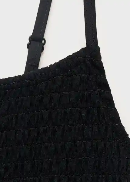 Vestido Donkey Negro Talla S Mujer Mango