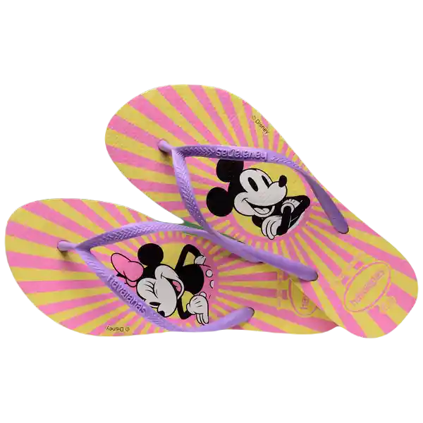 Sandalias Slim Disney Amarillo Pixel Talla 36 4141203 Havaianas