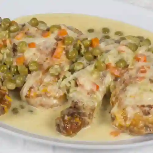 Pollo a la Fricasse