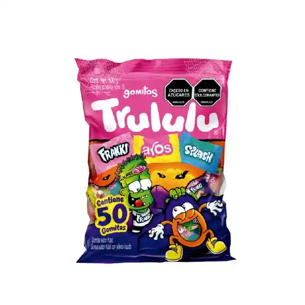 Trululu Gomita Frutal Relleno Líquido Surtido