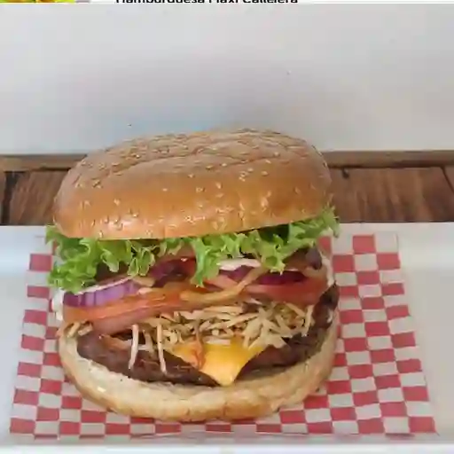 Hamburguesa maxi jamón